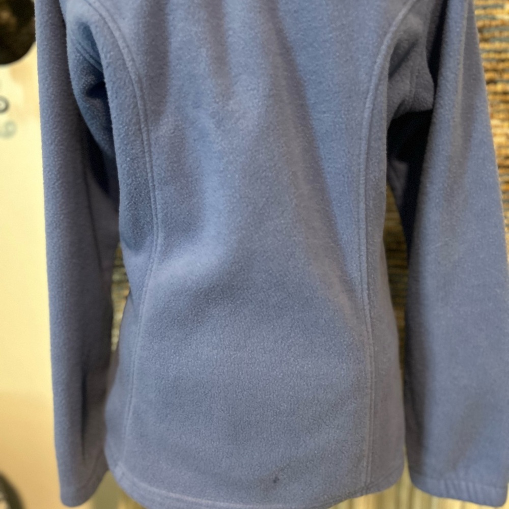 Columbia Soft Blue Full-Zip Fleece - Picture 8 of 11